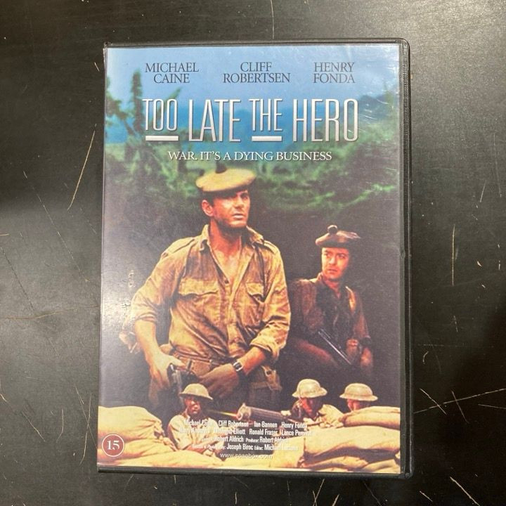 Too Late The Hero DVD (VG/VG+) -sota-